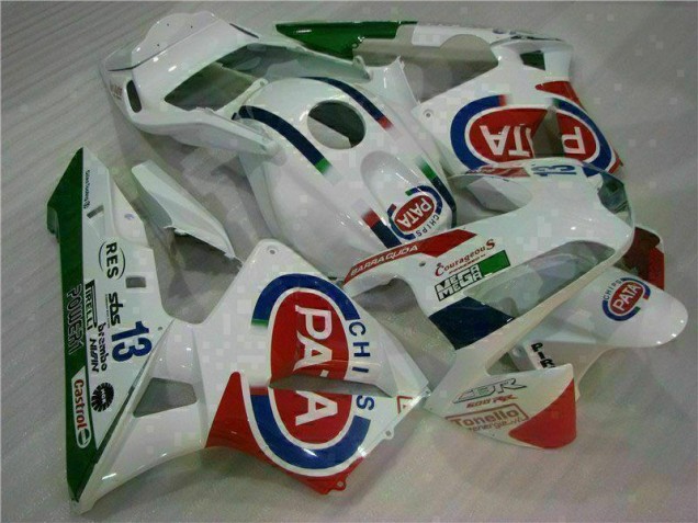 Branco Kits Completo Carenagem Honda CBR 600RR 2003-2004 Branco Kits Completo Carenagem Honda CBR 600RR 2003-2004