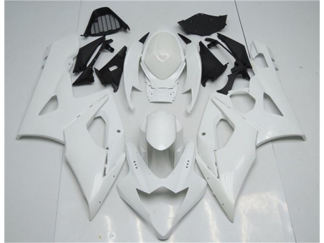 Branco Kits Completo Carenagem Suzuki GSXR 1000 K5 2005-2006 Branco Kits Completo Carenagem Suzuki GSXR 1000 K5 2005-2006