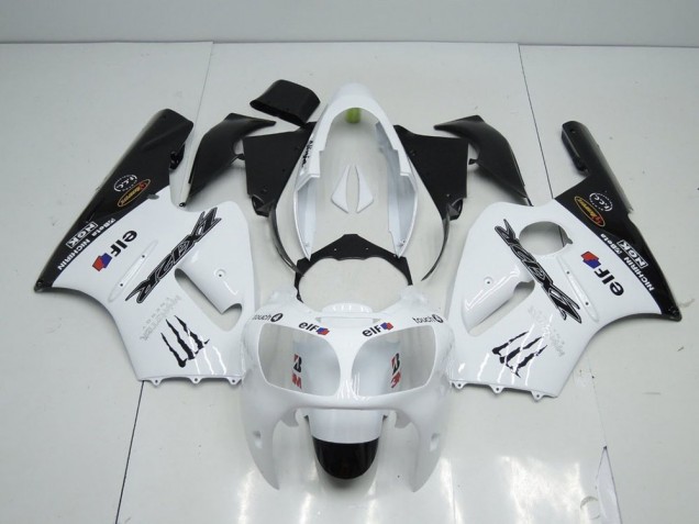 Branco Monster Carenagem Kawasaki ZX12R 2000-2001 Branco Monster Carenagem Kawasaki ZX12R 2000-2001
