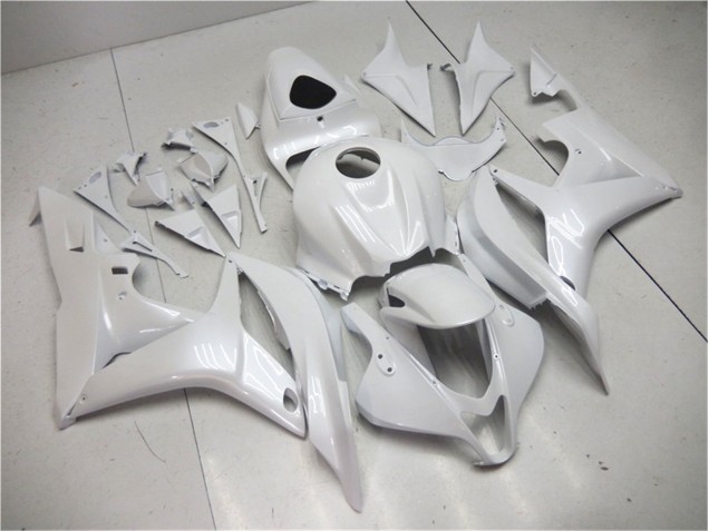 Branco Pérola Abs Carenagem Honda CBR 600RR 2007-2008 Branco Pérola Abs Carenagem Honda CBR 600RR 2007-2008