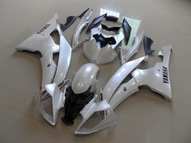Branco Pérola Estilo OEM Carenagem Yamaha R6 2008-2016