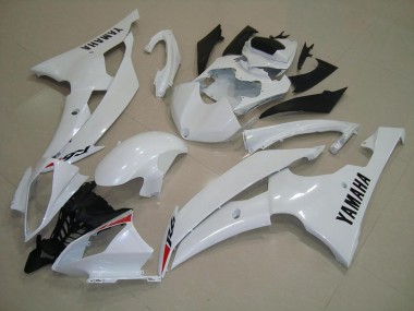 Branco Pérola Plástico Yamaha R6 2008-2016