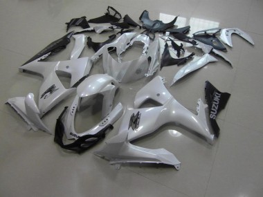 Branco Pérola & Preto Carenagem Suzuki GSXR 1000 K9 2009-2016