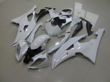 Branco Pérola Sem Decalques Carenagem Yamaha R6 2008-2016