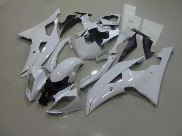 Branco Pérola Sem Decalques Carenagem Yamaha R6 2008-2016 Branco Pérola Sem Decalques Carenagem Yamaha R6 2008-2016