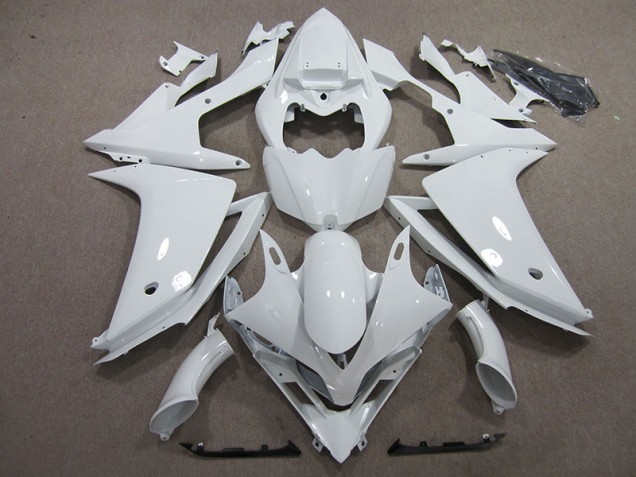 Branco Plástico Yamaha R1 2007-2008 Branco Plástico Yamaha R1 2007-2008