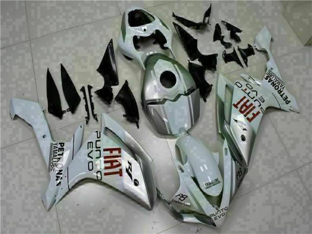 Branco Plásticos Yamaha R1 2007-2008 Branco Plásticos Yamaha R1 2007-2008