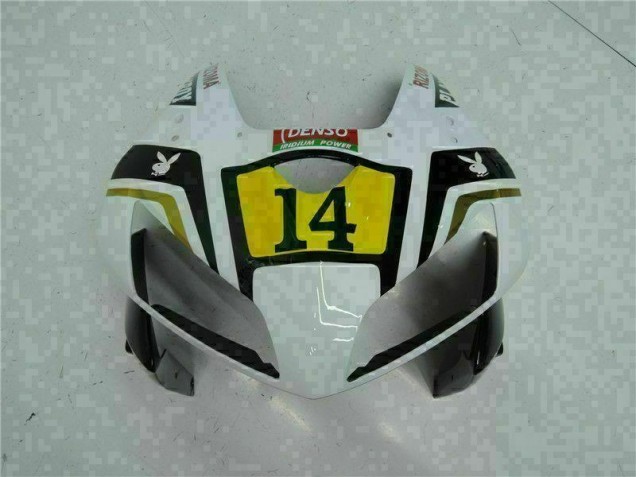 Branco Playboy 14 Carenagem Honda CBR 600RR 2005-2006 Branco Playboy 14 Carenagem Honda CBR 600RR 2005-2006