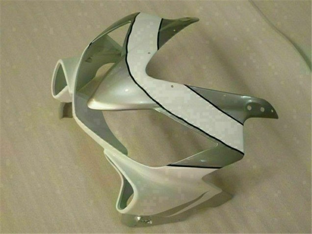 Branco Prata Carenagem Honda CBR 600 F4i 2001-2003 Branco Prata Carenagem Honda CBR 600 F4i 2001-2003