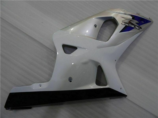 Branco Prata Carenagem Suzuki GSXR 600 / 750 K1 K2 K3 2001-2003 Branco Prata Carenagem Suzuki GSXR 600 / 750 K1 K2 K3 2001-2003
