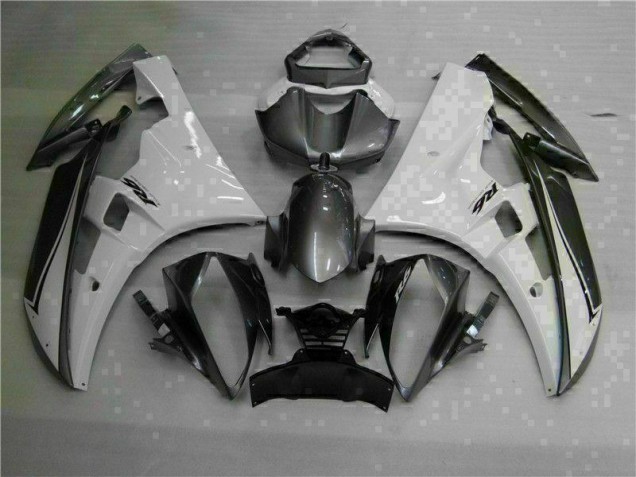 Branco Prata Carenagem Yamaha R6 2006-2007