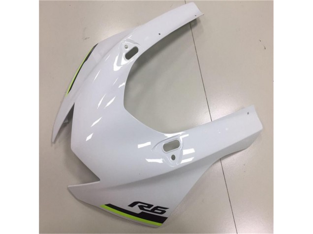 Branco Prata Carenagem Yamaha R6 2017-2023 Branco Prata Carenagem Yamaha R6 2017-2023