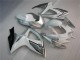 Branco Prata Kits Carenagem Suzuki GSXR 600 / 750 K6 2006-2007 Branco Prata Kits Carenagem Suzuki GSXR 600 / 750 K6 2006-2007