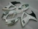 Branco Prata Plástico Suzuki GSXR 600 / 750 K6 2006-2007 Branco Prata Plástico Suzuki GSXR 600 / 750 K6 2006-2007