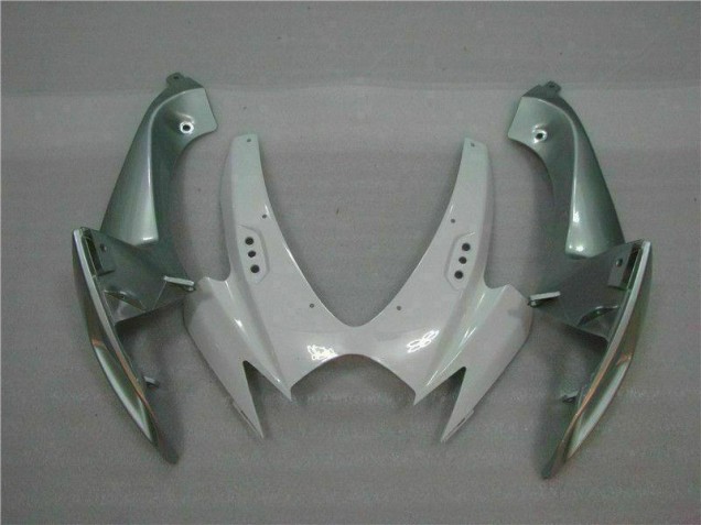 Branco Prata Plástico Suzuki GSXR 600 / 750 K6 2006-2007 Branco Prata Plástico Suzuki GSXR 600 / 750 K6 2006-2007