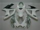 Branco Prata Plástico Suzuki GSXR 600 / 750 K6 2006-2007 Branco Prata Plástico Suzuki GSXR 600 / 750 K6 2006-2007