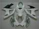 Branco Prata Plásticos Suzuki GSXR 600 / 750 K6 2006-2007 Branco Prata Plásticos Suzuki GSXR 600 / 750 K6 2006-2007