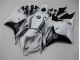 Branco Prata Preto Carenagem Honda CBR 600RR 2009-2012 Branco Prata Preto Carenagem Honda CBR 600RR 2009-2012