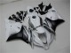Branco Prata Preto Carenagem Honda CBR 600RR 2009-2012 Branco Prata Preto Carenagem Honda CBR 600RR 2009-2012