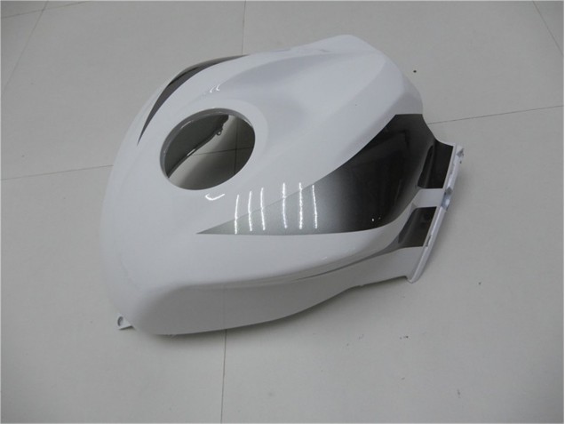 Branco Prata Preto Carenagem Honda CBR 600RR 2009-2012 Branco Prata Preto Carenagem Honda CBR 600RR 2009-2012