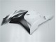 Branco Prata Preto Carenagem Honda CBR 600RR 2009-2012 Branco Prata Preto Carenagem Honda CBR 600RR 2009-2012
