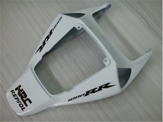 Branco Prata Preto Repsol Plástico Honda CBR 1000RR 2004-2005 Branco Prata Preto Repsol Plástico Honda CBR 1000RR 2004-2005