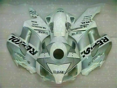 Branco Prata Repsol Carenagem Honda CBR 1000RR 2004-2005