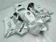 Branco Prata Repsol Carenagem Honda CBR 600RR 2003-2004 Branco Prata Repsol Carenagem Honda CBR 600RR 2003-2004