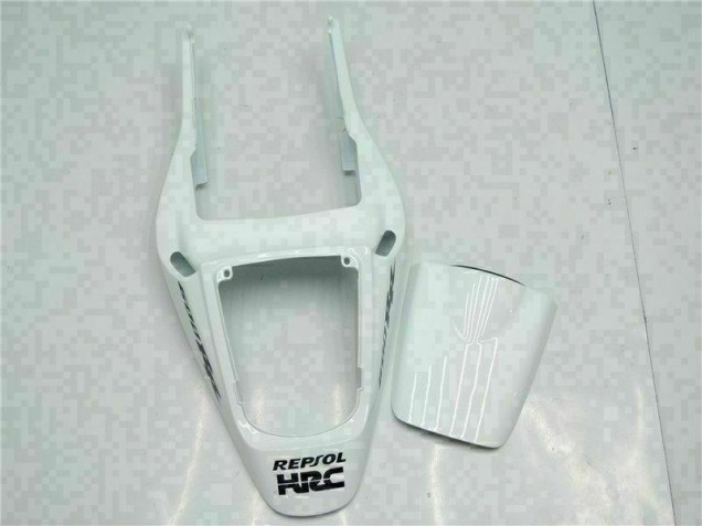 Branco Prata Repsol Carenagem Honda CBR 600RR 2003-2004 Branco Prata Repsol Carenagem Honda CBR 600RR 2003-2004