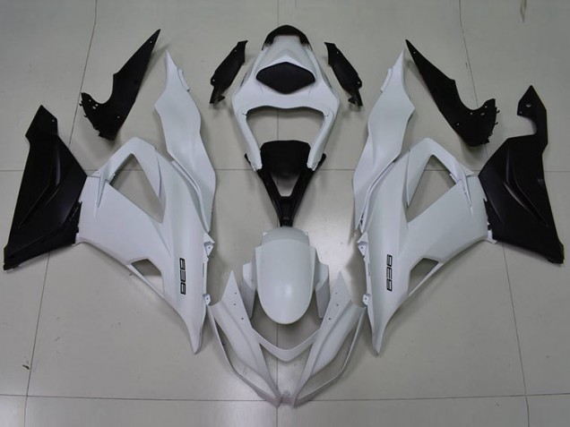 Branco Preto 636 Carenagem Kawasaki ZX6R 2013-2018 Branco Preto 636 Carenagem Kawasaki ZX6R 2013-2018