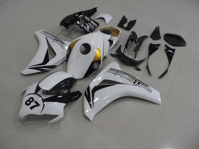 Branco & Preto 87 Carenagem Honda CBR 1000RR 2008-2011