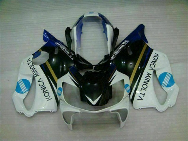 Branco Preto Abs Kits Carenagem Honda CBR 600 F4i 2004-2007