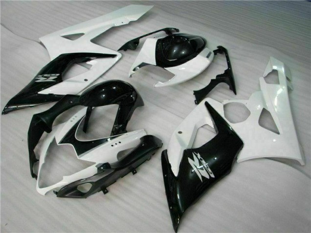 Branco Preto Abs Kits Carenagem Suzuki GSXR 1000 K5 2005-2006 Branco Preto Abs Kits Carenagem Suzuki GSXR 1000 K5 2005-2006
