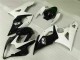 Branco Preto Abs Kits Completos Carenagem Suzuki GSXR 1000 K5 2005-2006 Branco Preto Abs Kits Completos Carenagem Suzuki GSXR 1000 K5 2005-2006