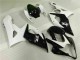 Branco Preto Abs Kits Completos Carenagem Suzuki GSXR 1000 K5 2005-2006 Branco Preto Abs Kits Completos Carenagem Suzuki GSXR 1000 K5 2005-2006