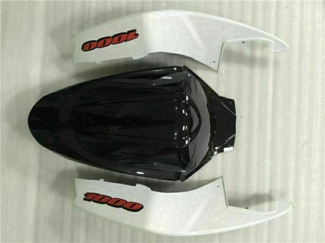Branco Preto Abs Kits Completos Carenagem Suzuki GSXR 1000 K5 2005-2006 Branco Preto Abs Kits Completos Carenagem Suzuki GSXR 1000 K5 2005-2006