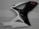 Branco Preto Abs Plásticos Suzuki GSXR 600 / 750 K6 2006-2007 Branco Preto Abs Plásticos Suzuki GSXR 600 / 750 K6 2006-2007