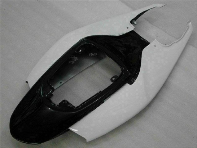 Branco Preto Abs Plásticos Suzuki GSXR 600 / 750 K6 2006-2007 Branco Preto Abs Plásticos Suzuki GSXR 600 / 750 K6 2006-2007