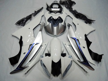 Branco Preto Azul Carenagem Yamaha R6 2008-2016