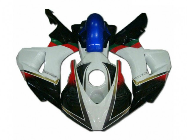 Branco Preto Carenagem Honda CBR 1000RR 2006-2007 Branco Preto Carenagem Honda CBR 1000RR 2006-2007