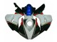 Branco Preto Carenagem Honda CBR 1000RR 2006-2007 Branco Preto Carenagem Honda CBR 1000RR 2006-2007