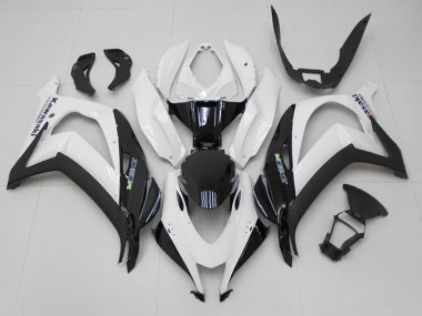 Branco Preto Carenagem Kawasaki ZX10R 2016-2019