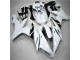 Branco Preto Carenagem & Plástico Yamaha R1 2004-2006 Branco Preto Carenagem & Plástico Yamaha R1 2004-2006