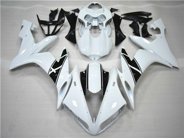 Branco Preto Carenagem & Plástico Yamaha R1 2004-2006 Branco Preto Carenagem & Plástico Yamaha R1 2004-2006
