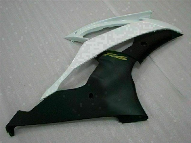 Branco Preto Carenagem Yamaha R6 2008-2016 Branco Preto Carenagem Yamaha R6 2008-2016