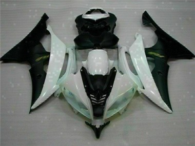 Branco Preto Carenagem Yamaha R6 2008-2016