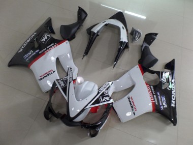 Branco Preto Carrera Lee Carenagem Honda CBR 600 F4i 2001-2003