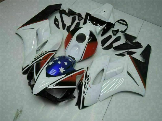 Branco Preto Carroçaria Honda CBR 1000RR 2004-2005 Branco Preto Carroçaria Honda CBR 1000RR 2004-2005