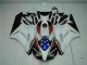 Branco Preto Carroçaria Honda CBR 1000RR 2004-2005 Branco Preto Carroçaria Honda CBR 1000RR 2004-2005