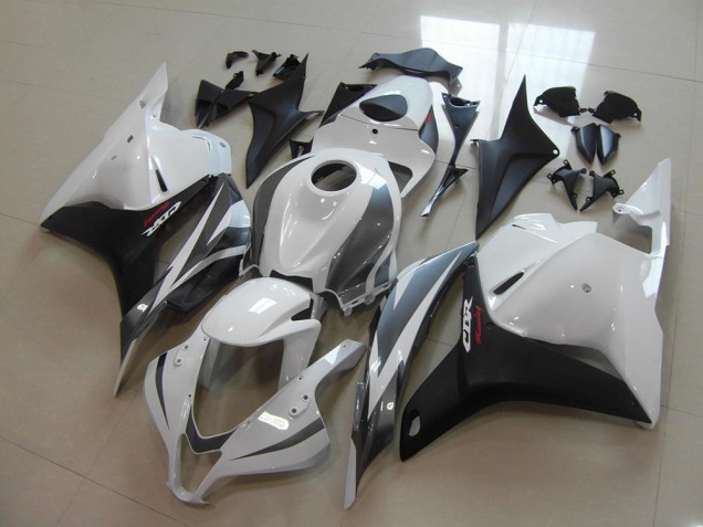 Branco Preto Cinzento Carenagem Honda CBR 600RR 2009-2012 Branco Preto Cinzento Carenagem Honda CBR 600RR 2009-2012